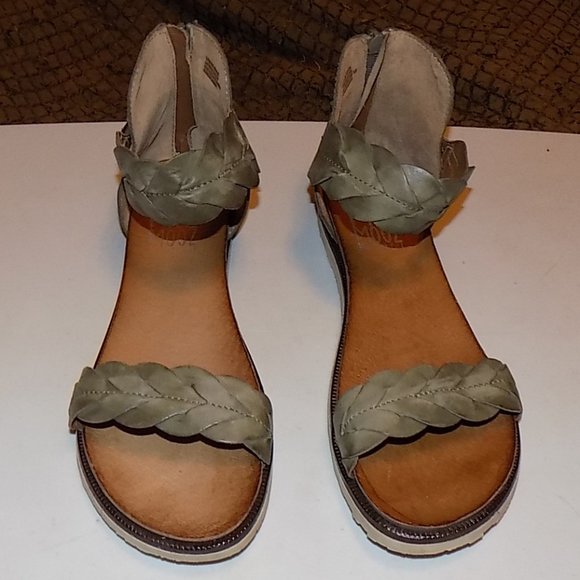 Miz Mooz Taft  sage braided leather EU41 US 9.5-10 - Picture 10 of 16
